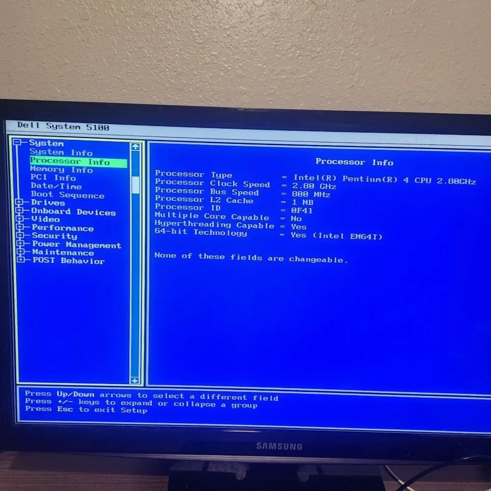 Dell Precision T5100 PC for Retro Gaming Intel Pentium 2.80GHz 512MB RAM XP